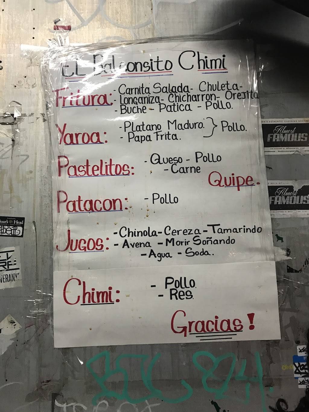 El Barconsito Chimi | restaurant | 80-03 Atlantic Ave, Woodhaven, NY 11421, USA | 3478733089 OR +1 347-873-3089