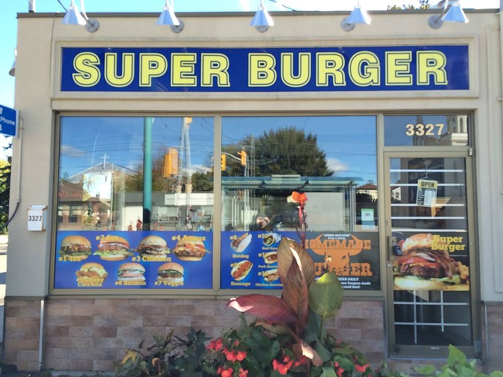 Super Burger | restaurant | 3327 Lake Shore Blvd W, Etobicoke, ON M8W 1N1, Canada | 4168502479 OR +1 416-850-2479