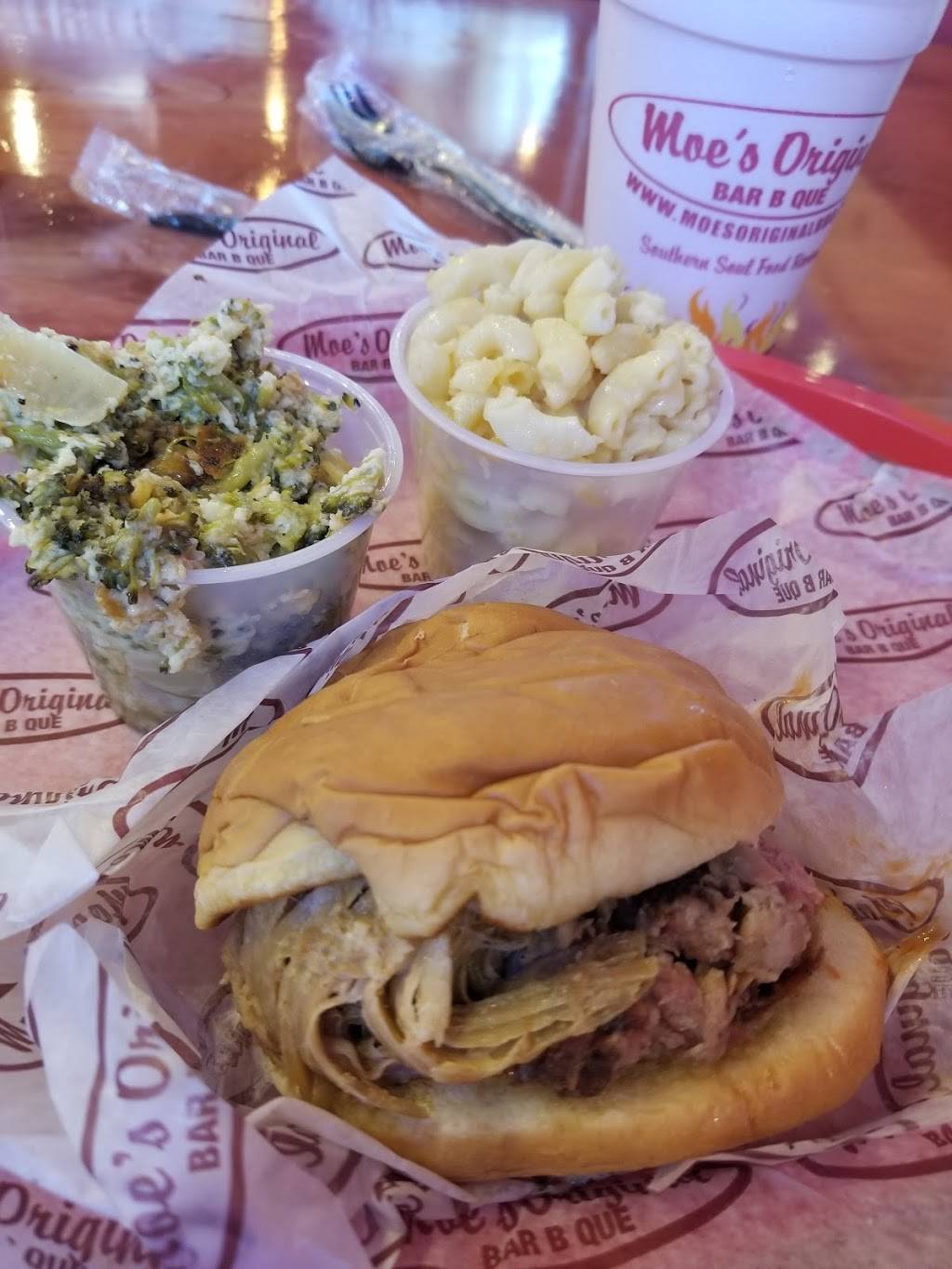 Moes Original BBQ | meal takeaway | 2319 Bent Creek Rd #100, Auburn, AL 36830, USA | 3343297049 OR +1 334-329-7049