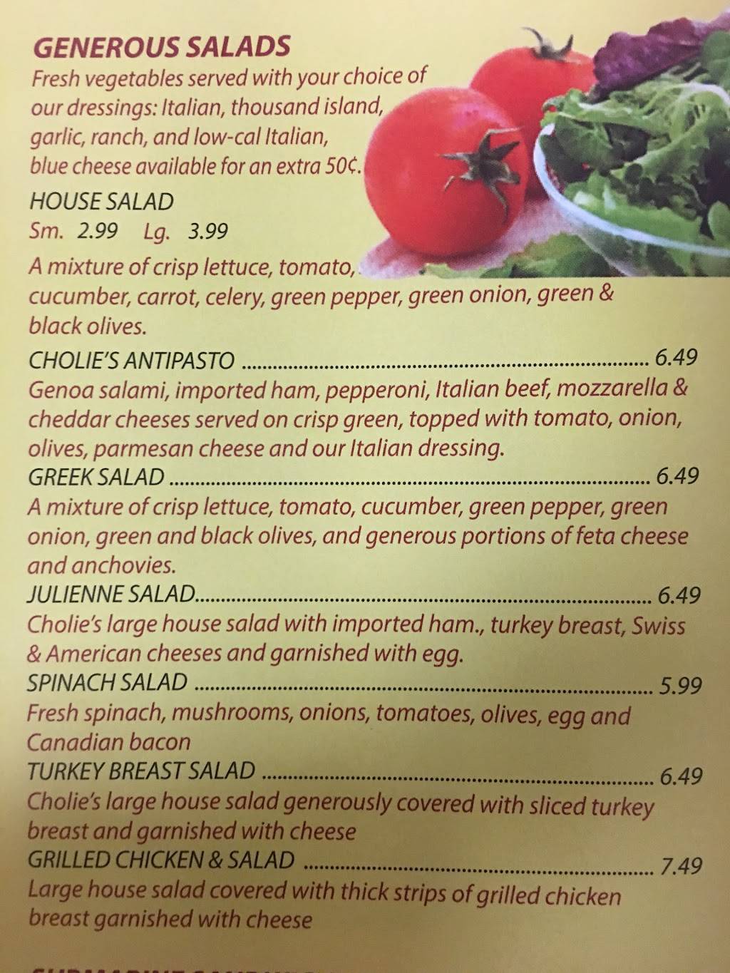 Cholies Pizza | restaurant | 3711 W 63rd St, Chicago, IL 60629, USA | 7737678600 OR +1 773-767-8600