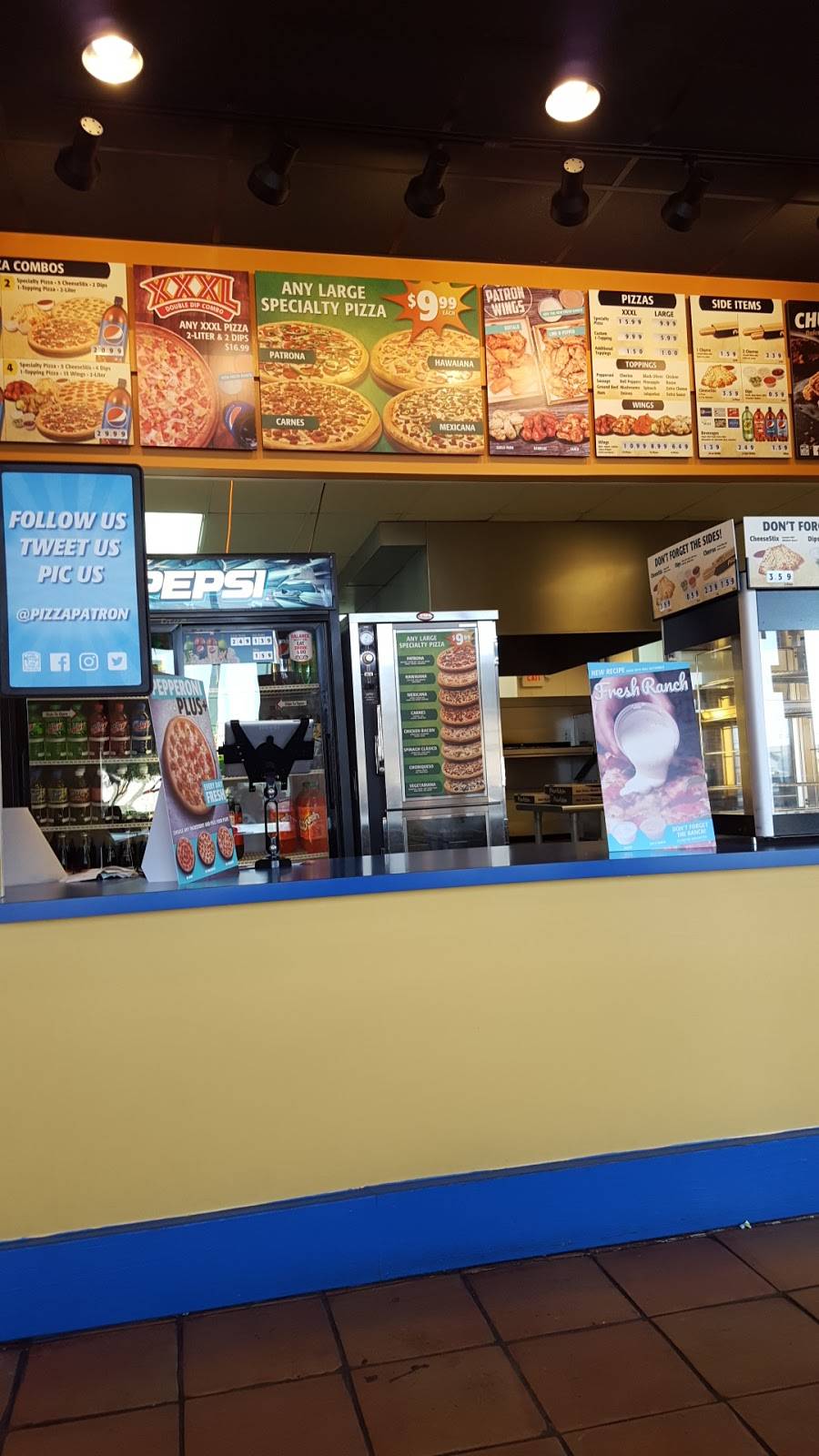 Pizza Patron | meal takeaway | 3400 Lombardy Ln #104, Dallas, TX 75220, USA | 2143580733 OR +1 214-358-0733