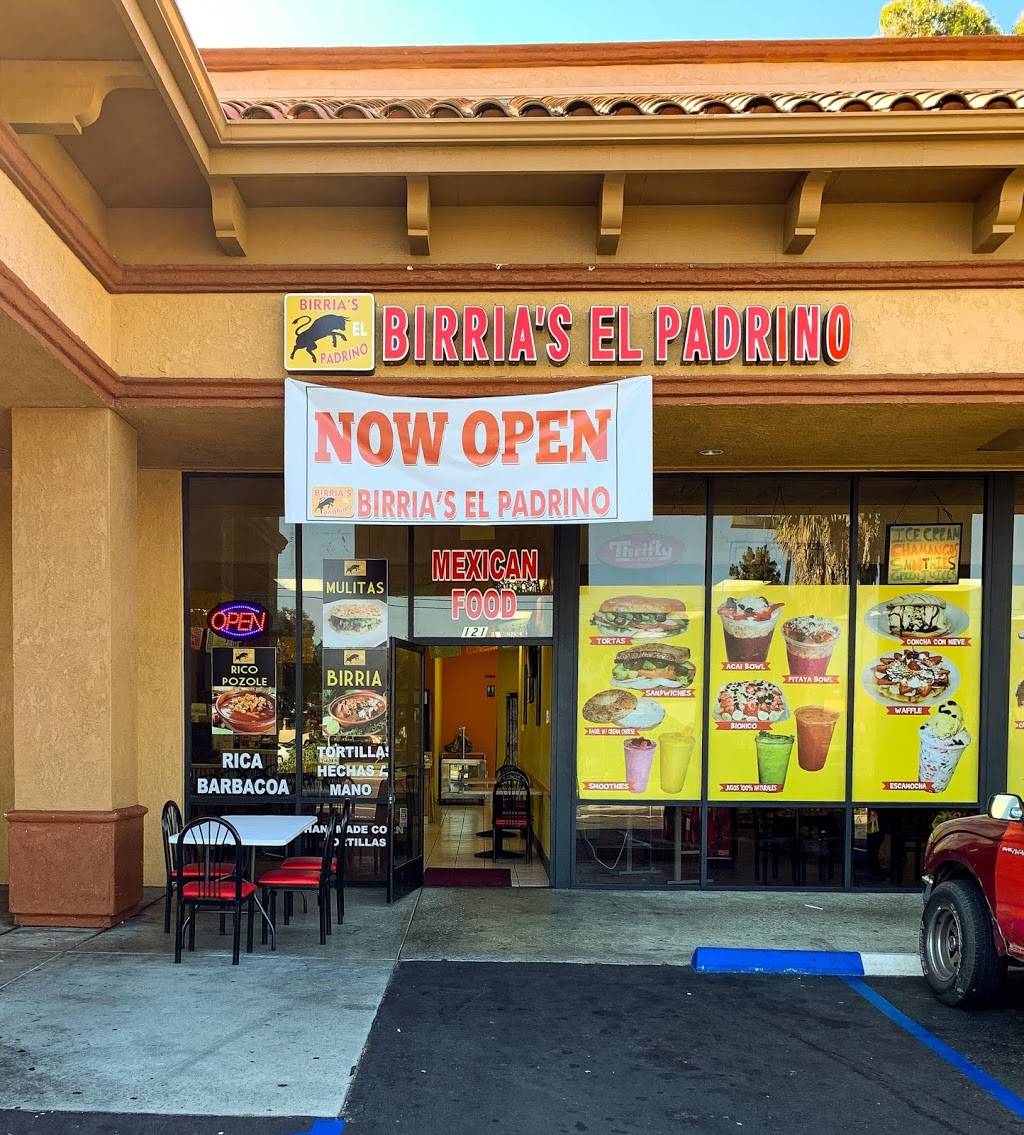 Birria’s El Padrino | restaurant | 3753 Mission Ave #121a, Oceanside, CA 92058, USA | 7604726939 OR +1 760-472-6939