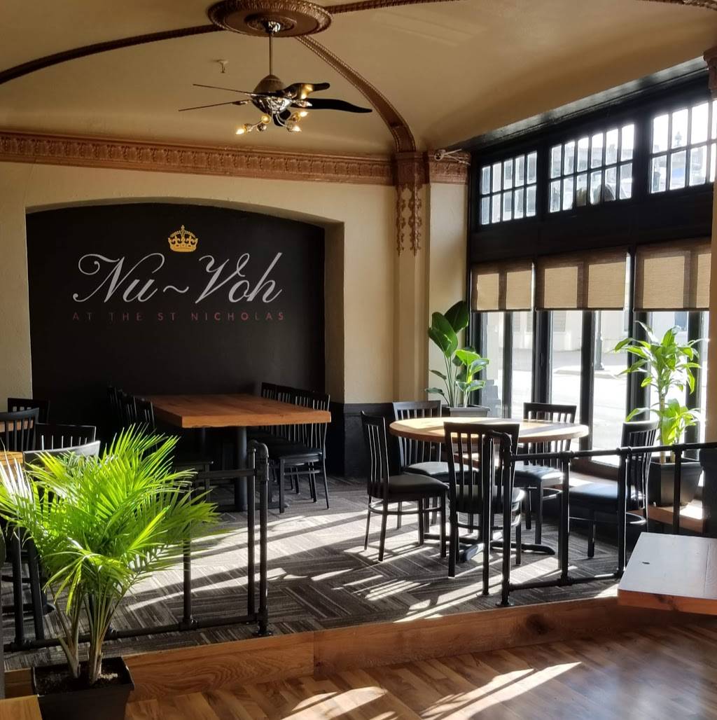 Nu-Voh at the Saint Nicholas | restaurant | 400 E Jefferson St, Springfield, IL 62701, USA | 2175721994 OR +1 217-572-1994