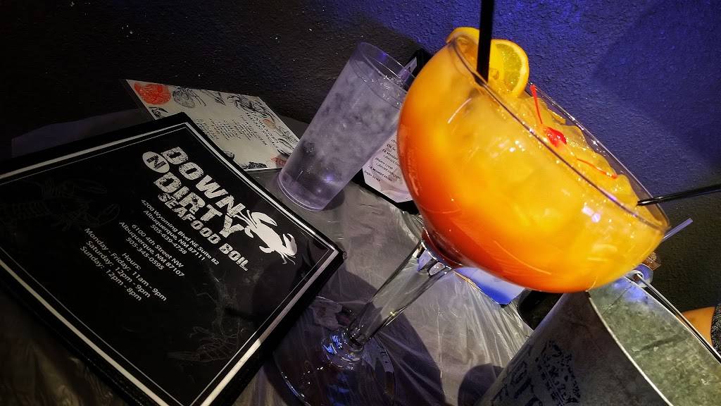 Down N Dirty Seafood Boil | restaurant | 4200 Wyoming Blvd NE, Albuquerque, NM 87111, USA | 5056394758 OR +1 505-639-4758