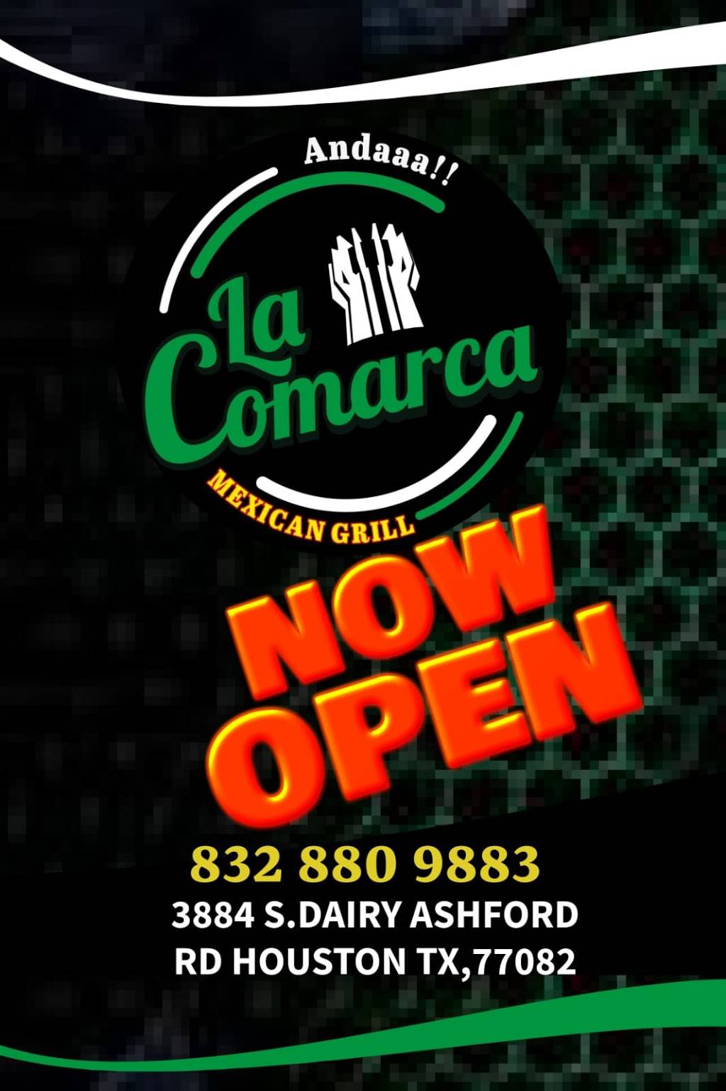 La Comarca Mexican Grill | restaurant | 3884 S Dairy Ashford Rd, Houston, TX 77082, USA | 8328809883 OR +1 832-880-9883
