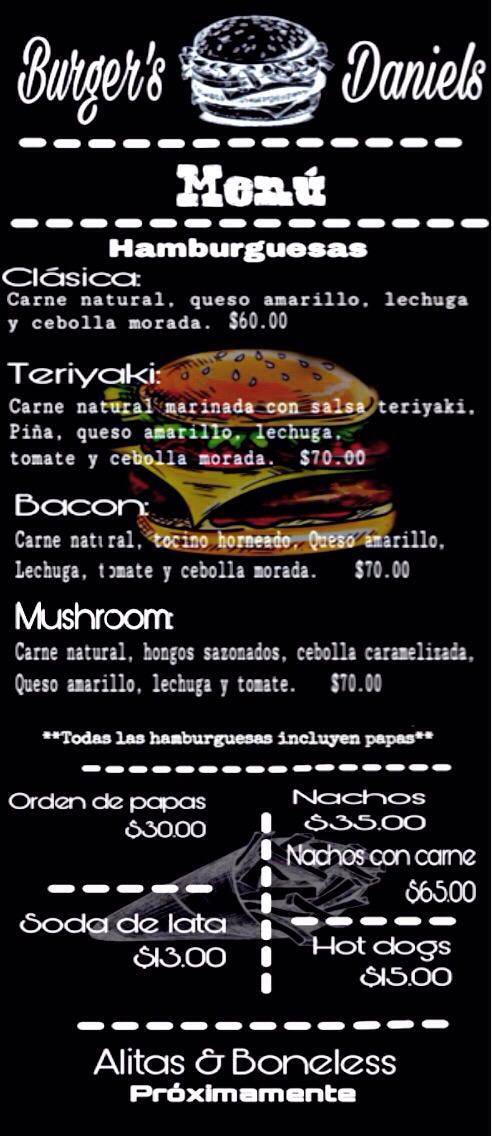 Burger s Daniel s | restaurant | Blvd. Ignacio Allende #433, Popular Valle Verde 2, 22819 Ensenada, B.C., Mexico | 016461074992 OR +52 646 107 4992