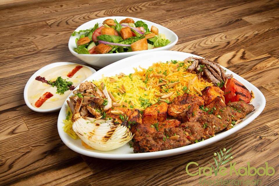 Crave Kabob | restaurant | 1521 W Madison St, Chicago, IL 60607, USA | 3126006800 OR +1 312-600-6800