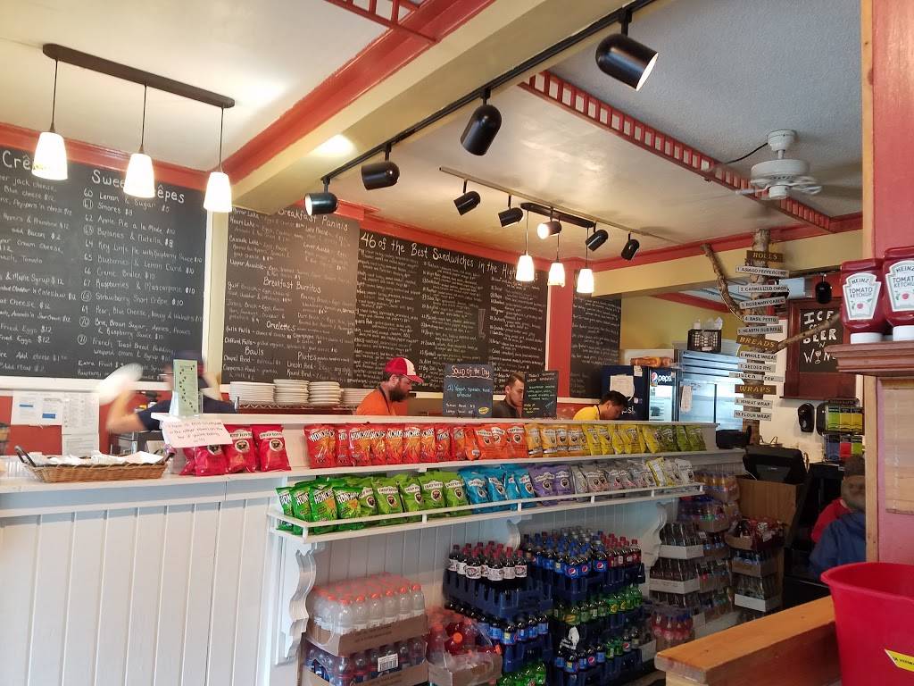 Big Mountain Deli & Crêperie | restaurant | 2475 Main St, Lake Placid, NY 12946, USA | 5185233222 OR +1 518-523-3222