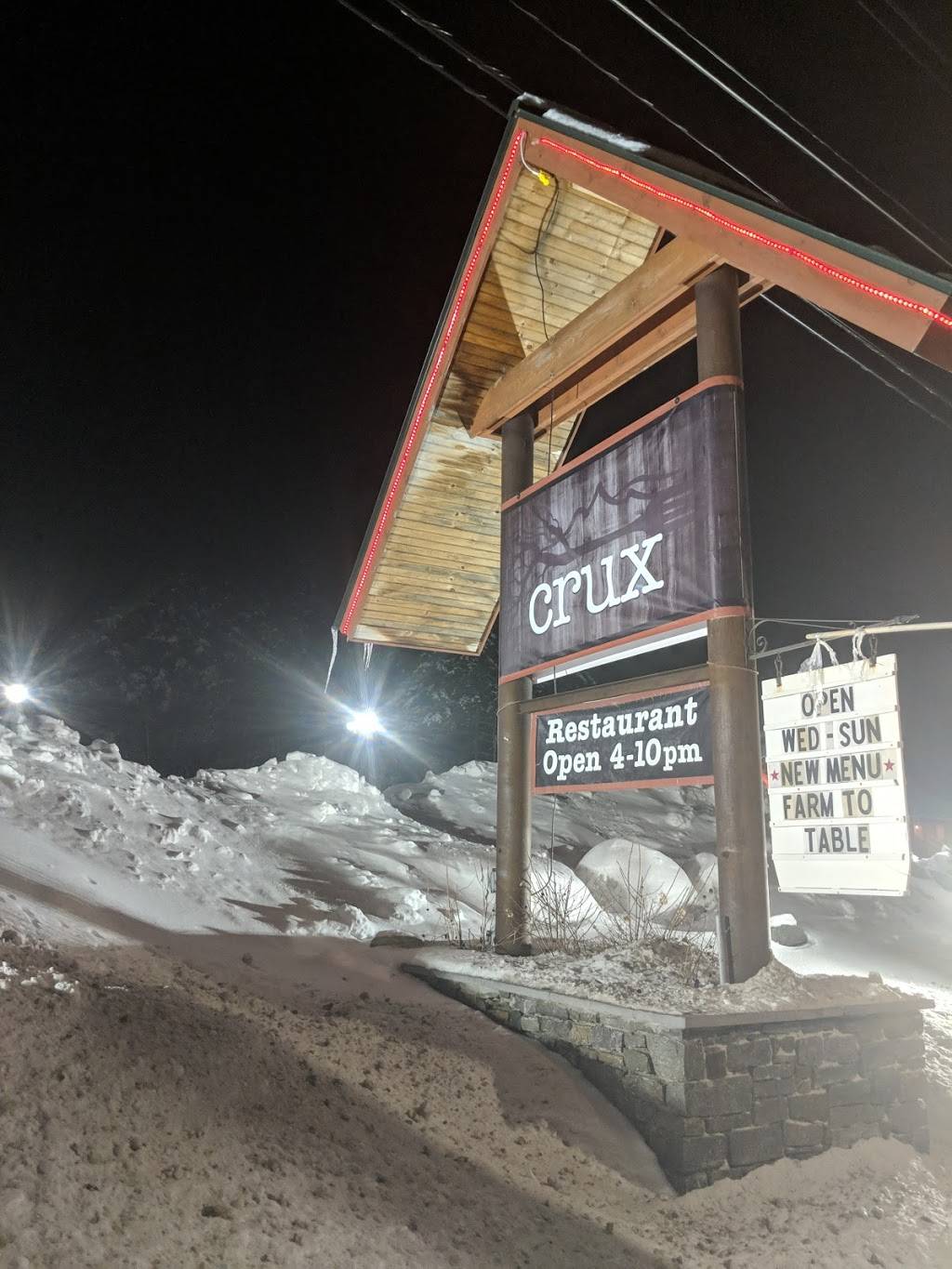 Crux | restaurant | 2384 Killington Rd, Killington, VT 05751, USA | 8024222284 OR +1 802-422-2284