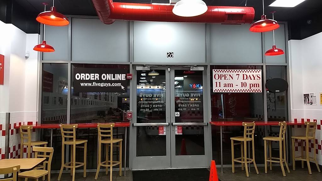 Five Guys | meal takeaway | 65 Station Landing, Medford, MA 02155, USA | 7818741250 OR +1 781-874-1250