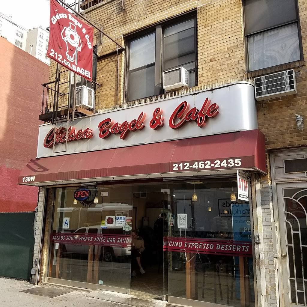 Chelsea Bagel & Cafe | bakery | 139 W 14th St, New York, NY 10011, USA | 2124622435 OR +1 212-462-2435