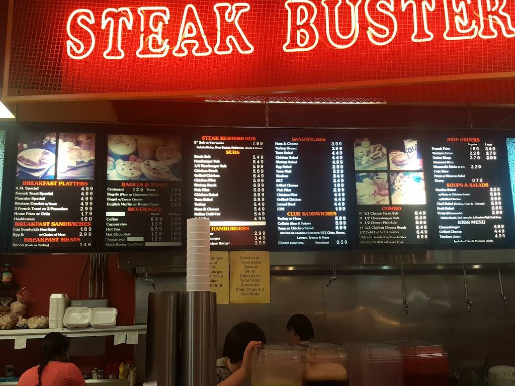 Steak Buster | restaurant | 6618 Reisterstown Rd, Baltimore, MD 21215, USA | 4107647455 OR +1 410-764-7455