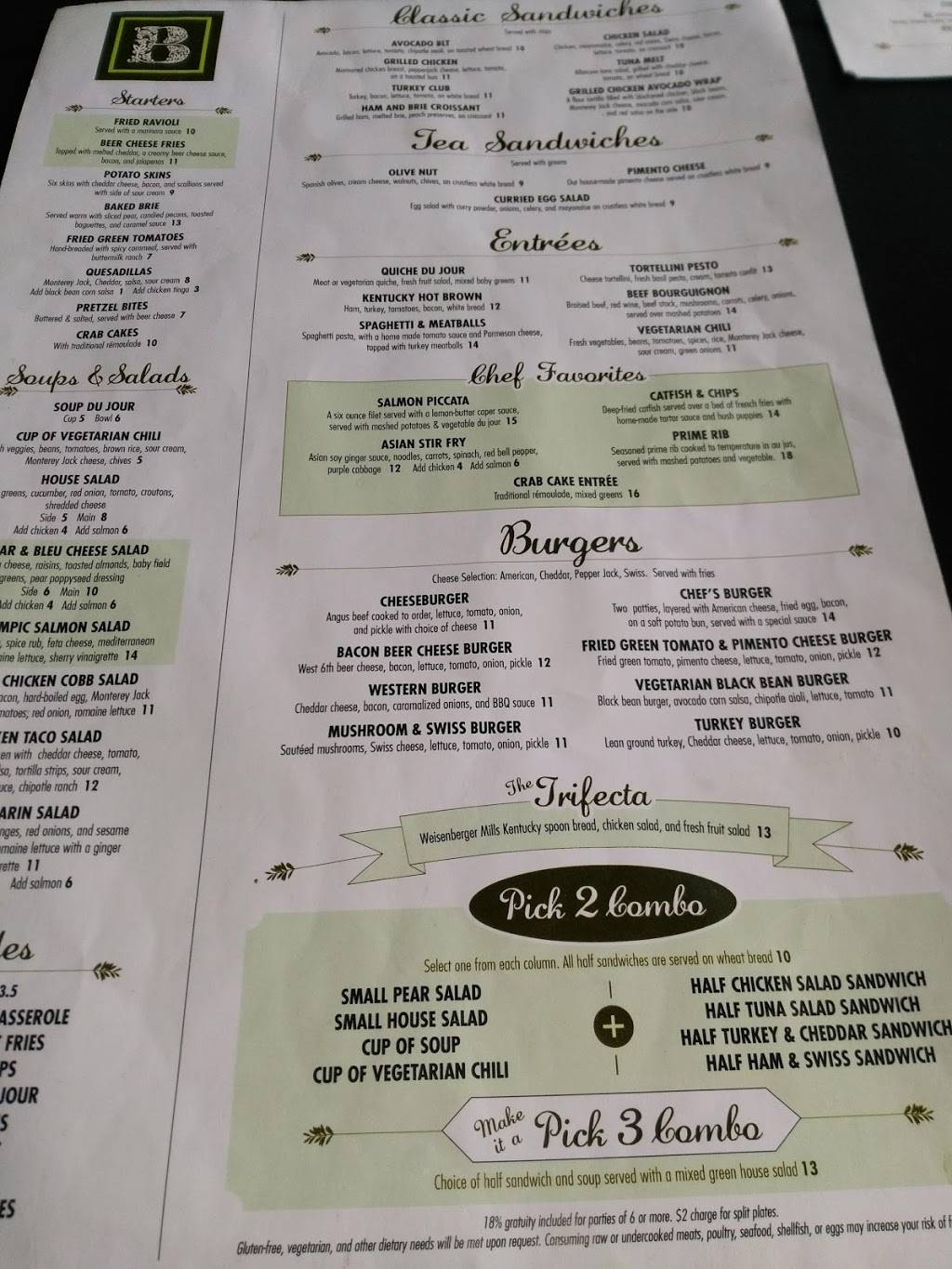 Brontë Bistro at Joseph-Beth | restaurant | 161 Lexington Green Cir, Lexington, KY 40503, USA | 8594221429 OR +1 859-422-1429