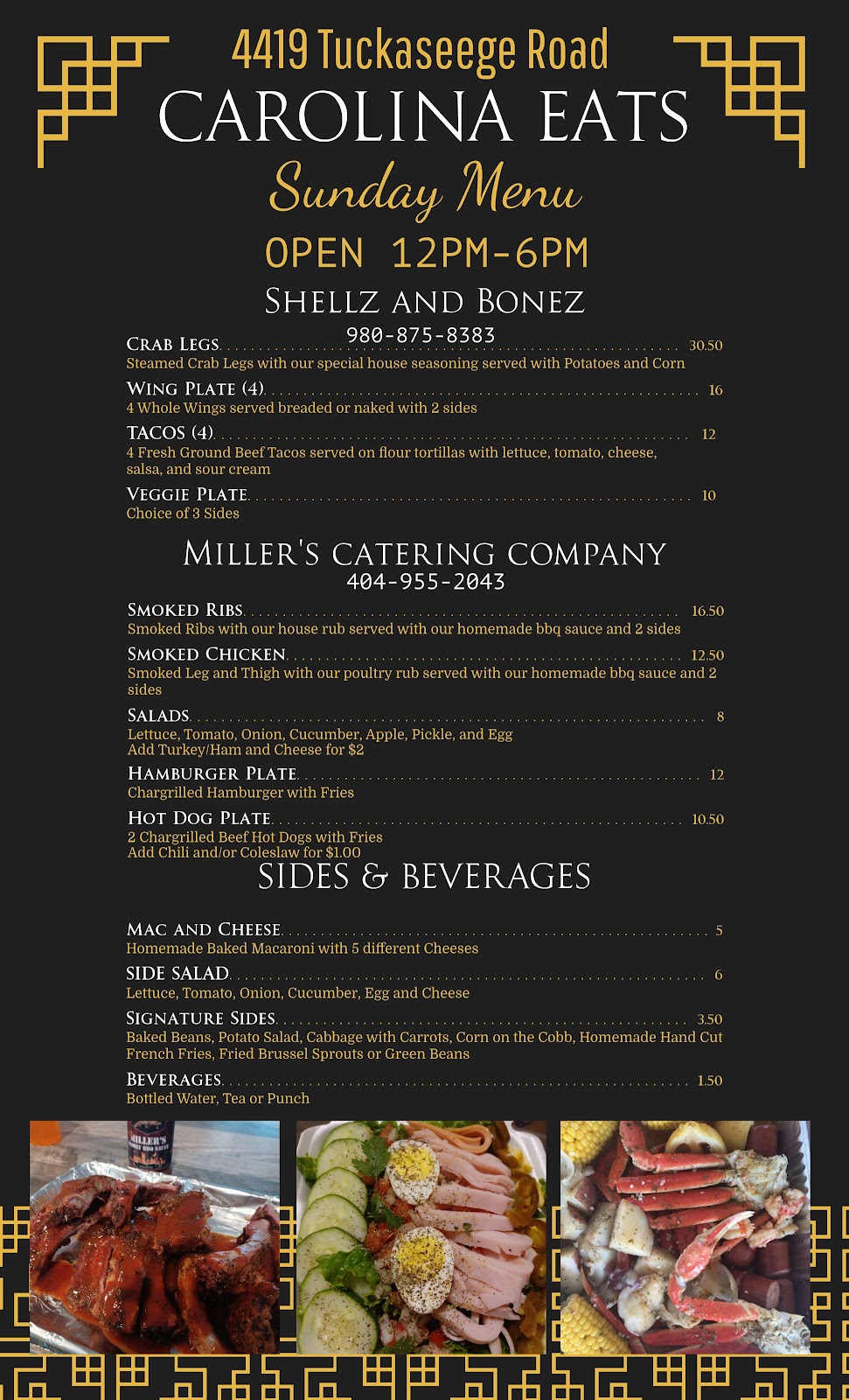 Millers Catering Company | restaurant | 4419 Tuckaseegee Rd, Charlotte, NC 28208, USA | 4049552043 OR +1 404-955-2043