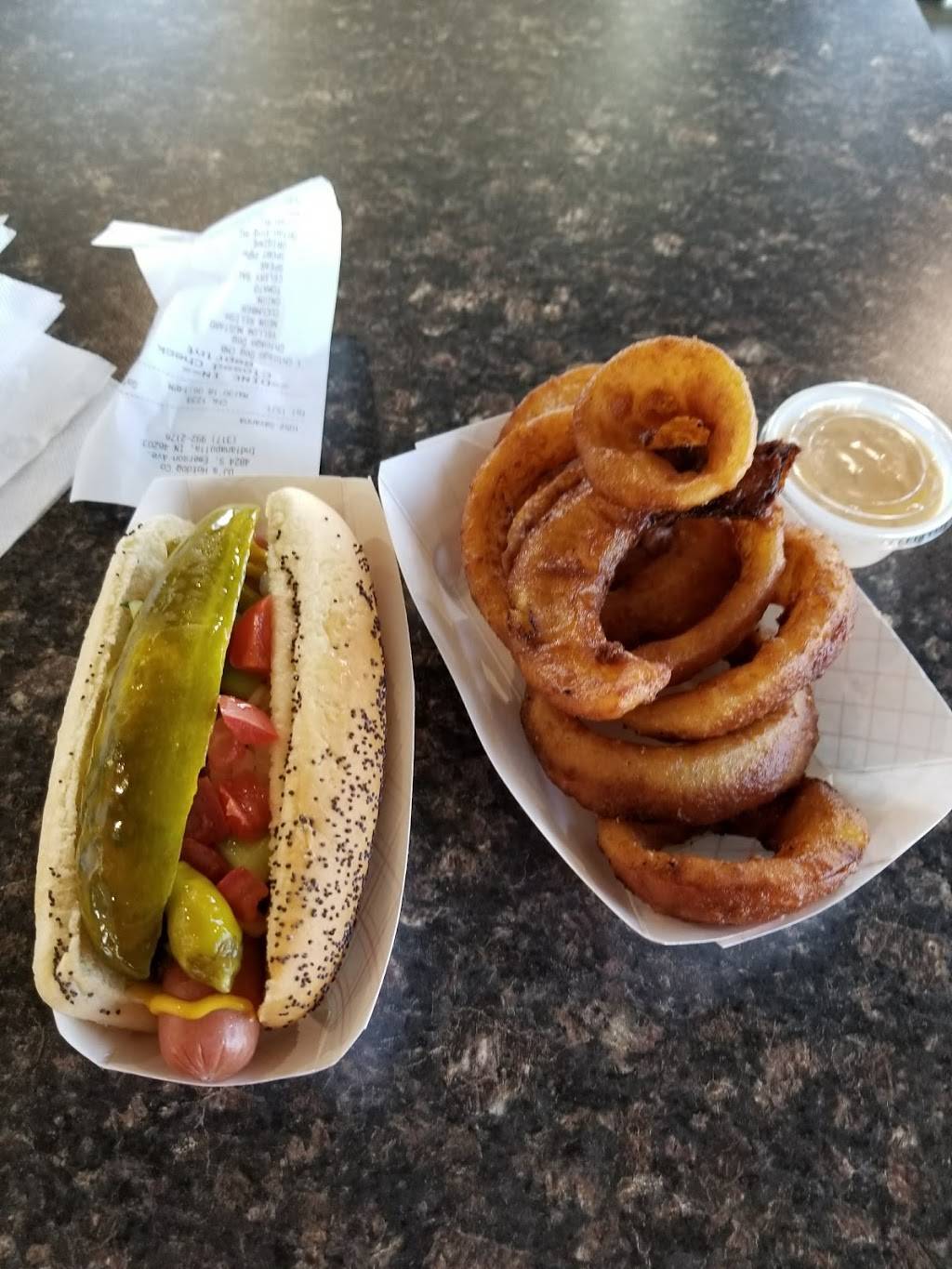 DJs HotDog Co. | restaurant | 4824 S Emerson Ave, Indianapolis, IN 46203, USA | 3179922176 OR +1 317-992-2176