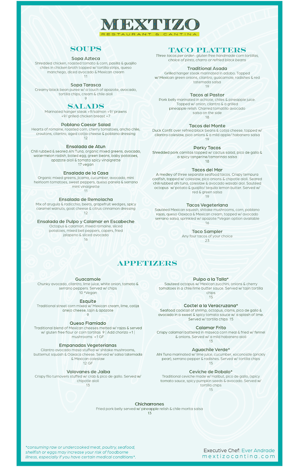 Mextizo Restaurant & Cantina | restaurant | 1502 Saratoga Ave, San Jose, CA 95129, USA | 4088664176 OR +1 408-866-4176