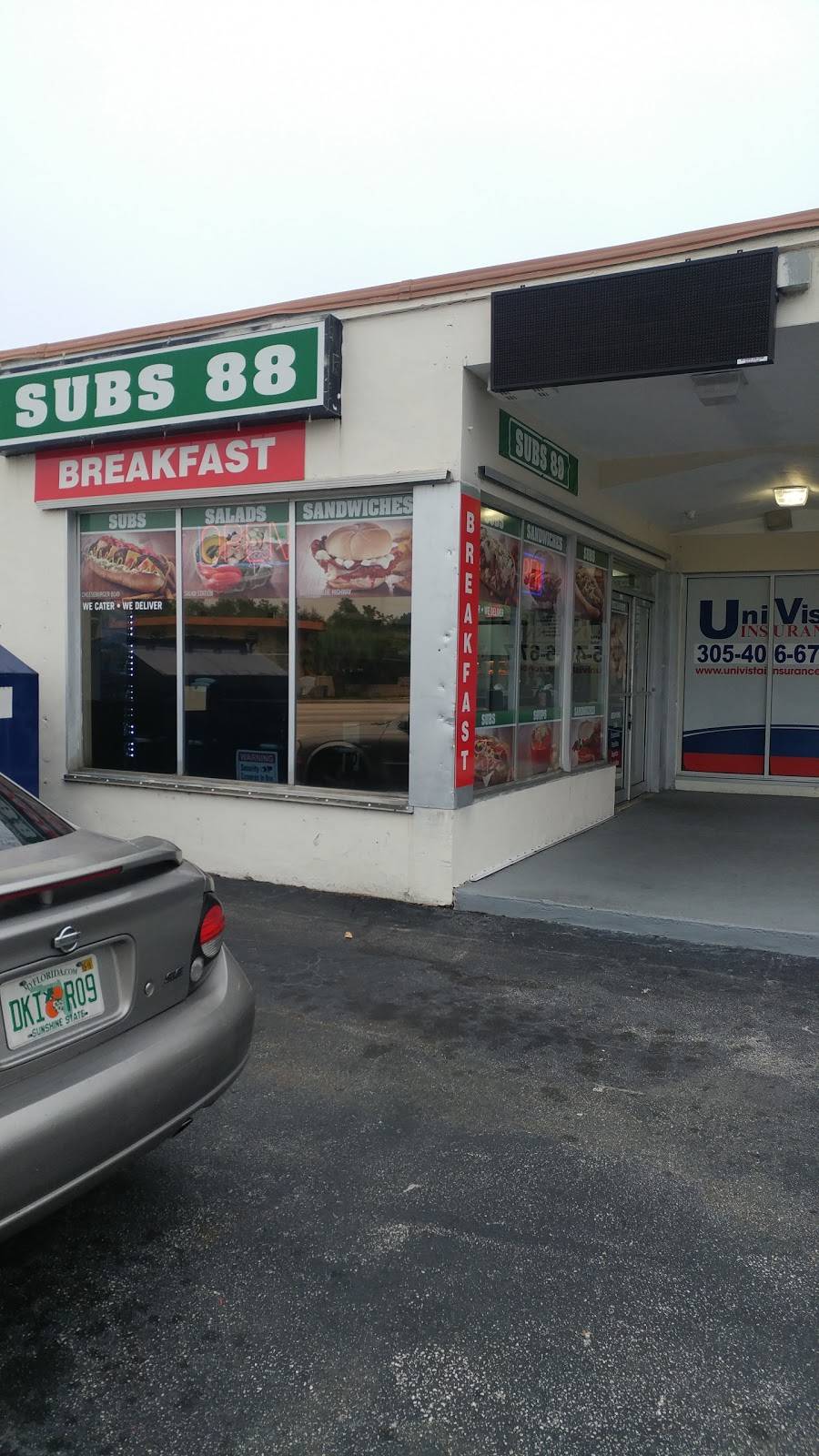 Subs 88 | cafe | 9895 SW 88th St, Miami, FL 33173, USA | 7864311294 OR +1 786-431-1294