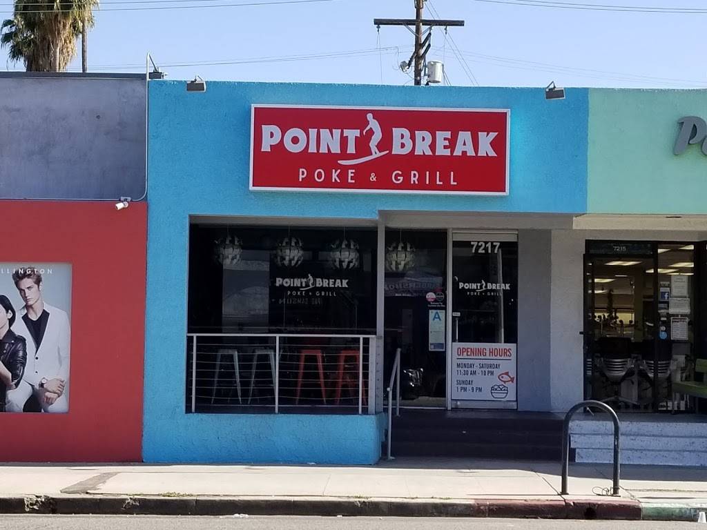 Point Break Poke and Grill | restaurant | 7217 Melrose Ave, Los Angeles, CA 90046, USA | 3237465777 OR +1 323-746-5777