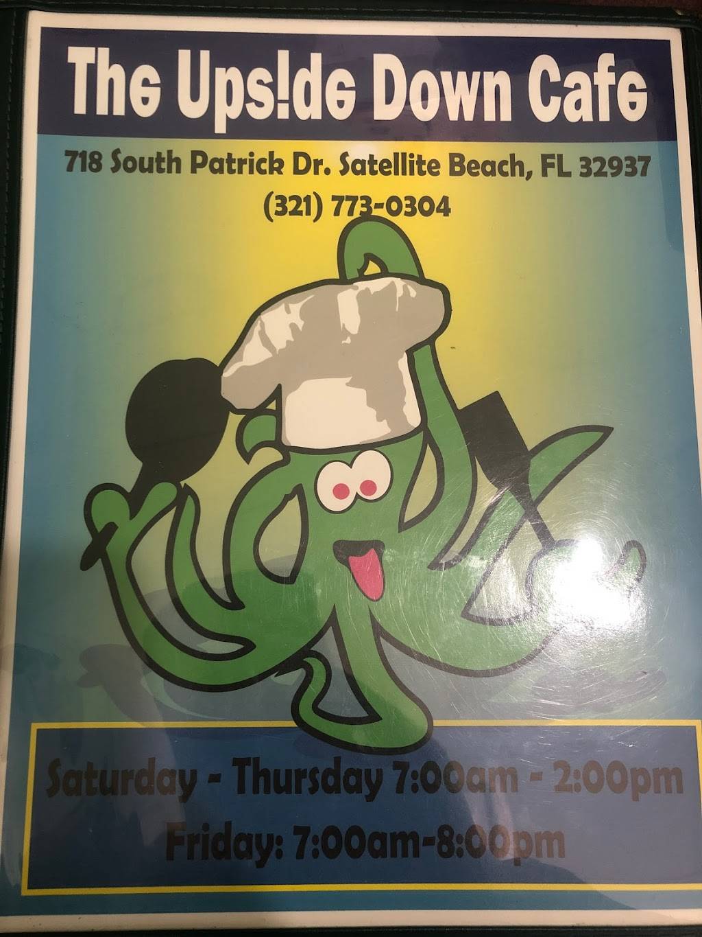 Upside Down cafe | restaurant | 718 S Patrick Dr, Satellite Beach, FL 32937, USA | 3217730304 OR +1 321-773-0304