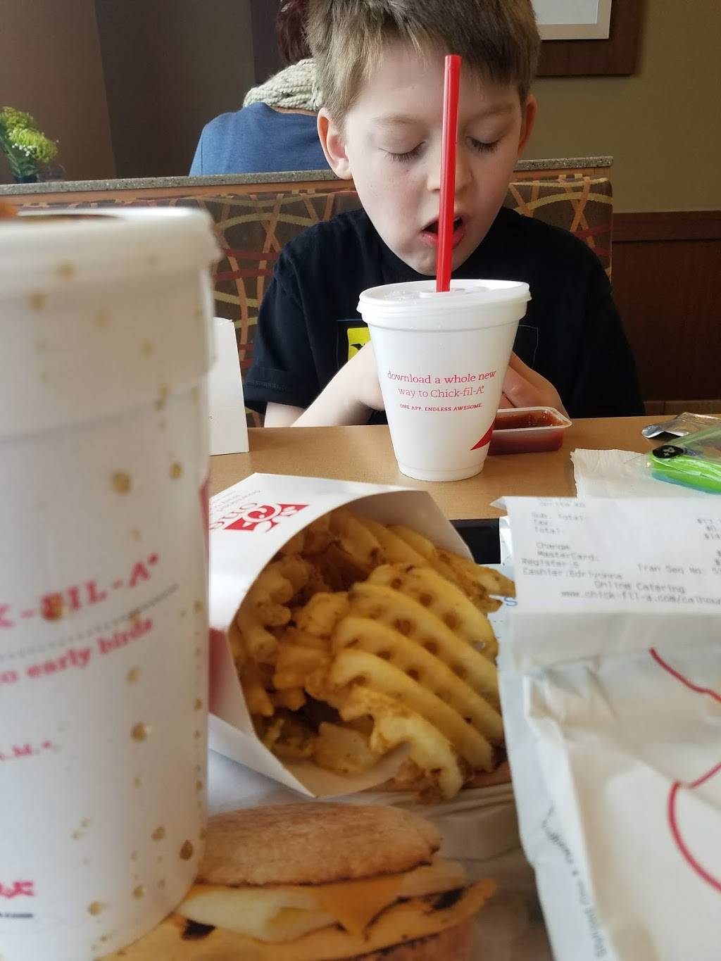 Chick-fil-A | restaurant | 495 GA-53 E, Calhoun, GA 30701, USA | 7066241890 OR +1 706-624-1890