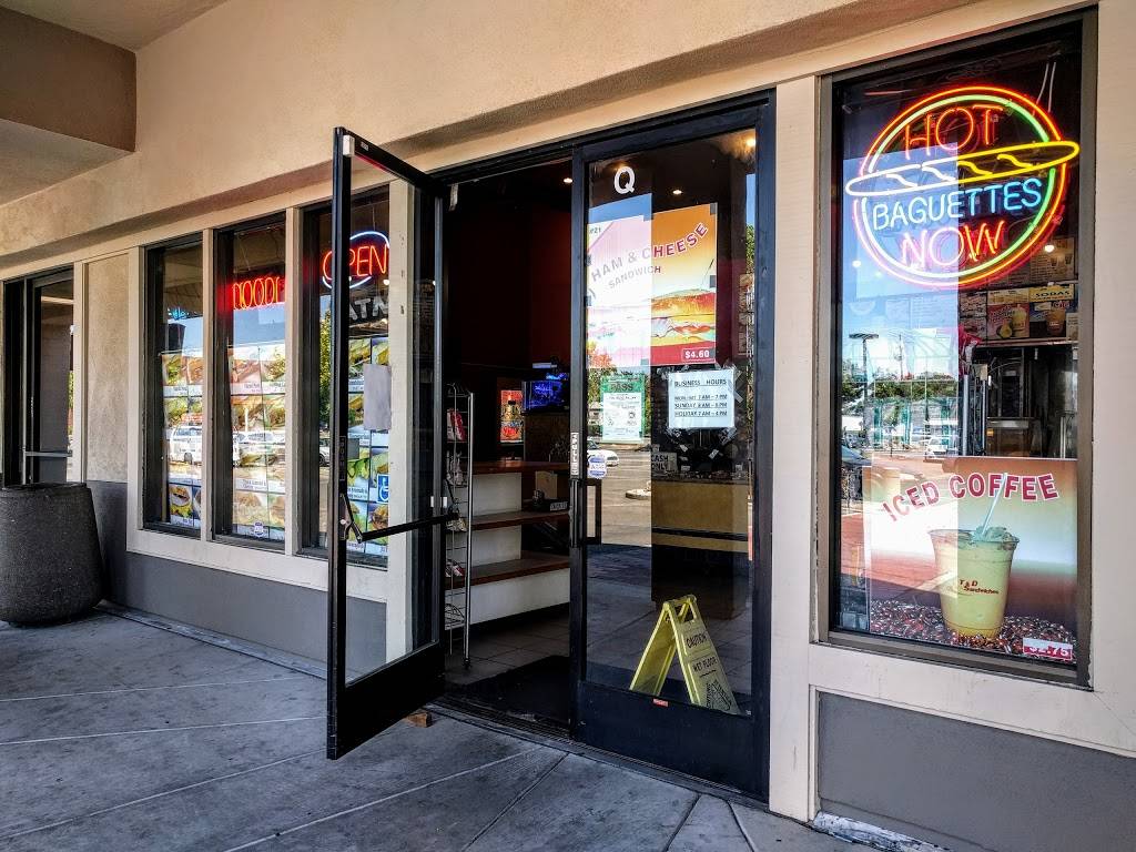 T & D Sandwich | meal takeaway | 5200 Mowry Ave # Q, Fremont, CA 94538, USA | 5107917888 OR +1 510-791-7888