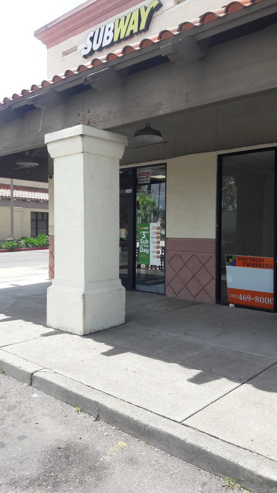 Subway Restaurants | restaurant | 1909 Peabody Rd Ste 5 Albertson Shopping Ctr, Vacaville, CA 95687, USA | 7074461111 OR +1 707-446-1111