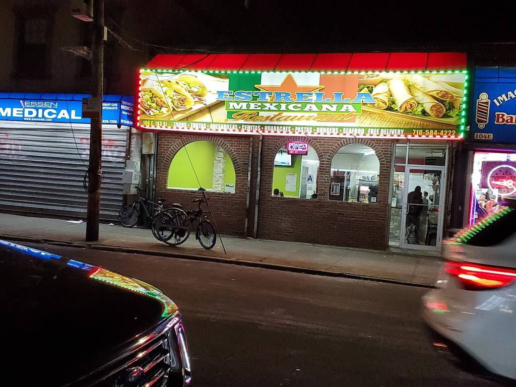 Estrella Mexicana | restaurant | 106 E 183rd St, The Bronx, NY 10453, USA | 7185844222 OR +1 718-584-4222