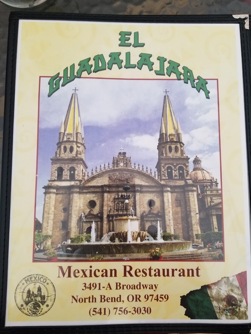 El Guadalajara | restaurant | 3491 Broadway Ave, North Bend, OR 97459, USA | 5417563030 OR +1 541-756-3030