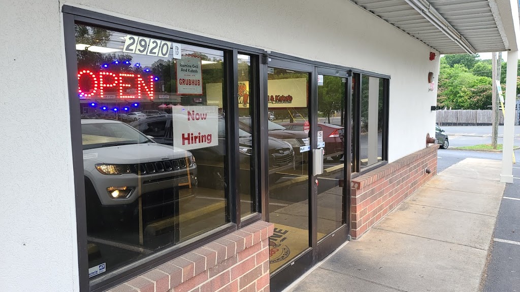 Jasmine Grill and Kabab | restaurant | 2920 Central Ave suite B, Charlotte, NC 28205, USA | 9802367116 OR +1 980-236-7116