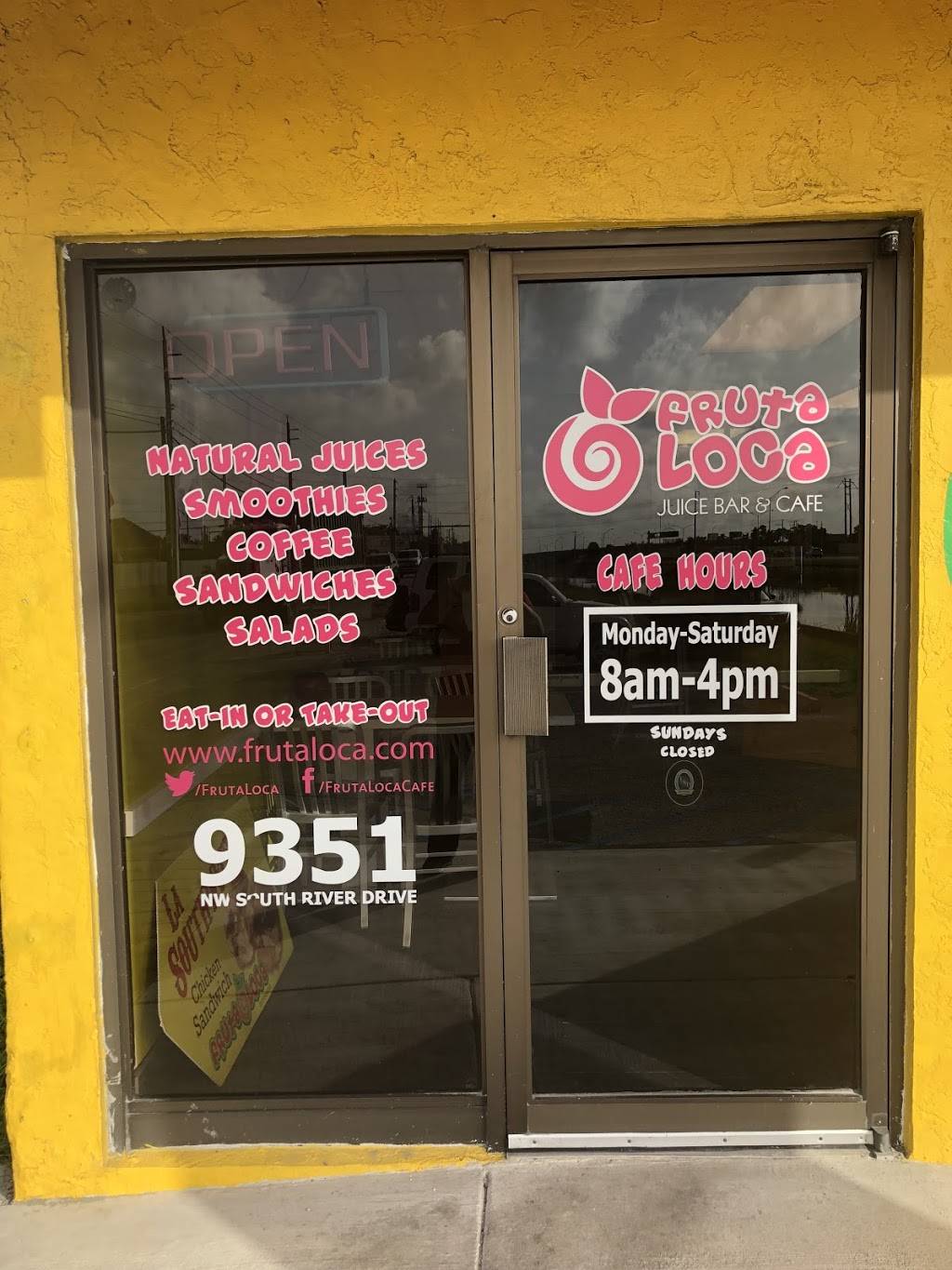 Fruta Loca | restaurant | 9351 NW South River Dr #2001, Medley, FL 33166, USA | 7863910045 OR +1 786-391-0045