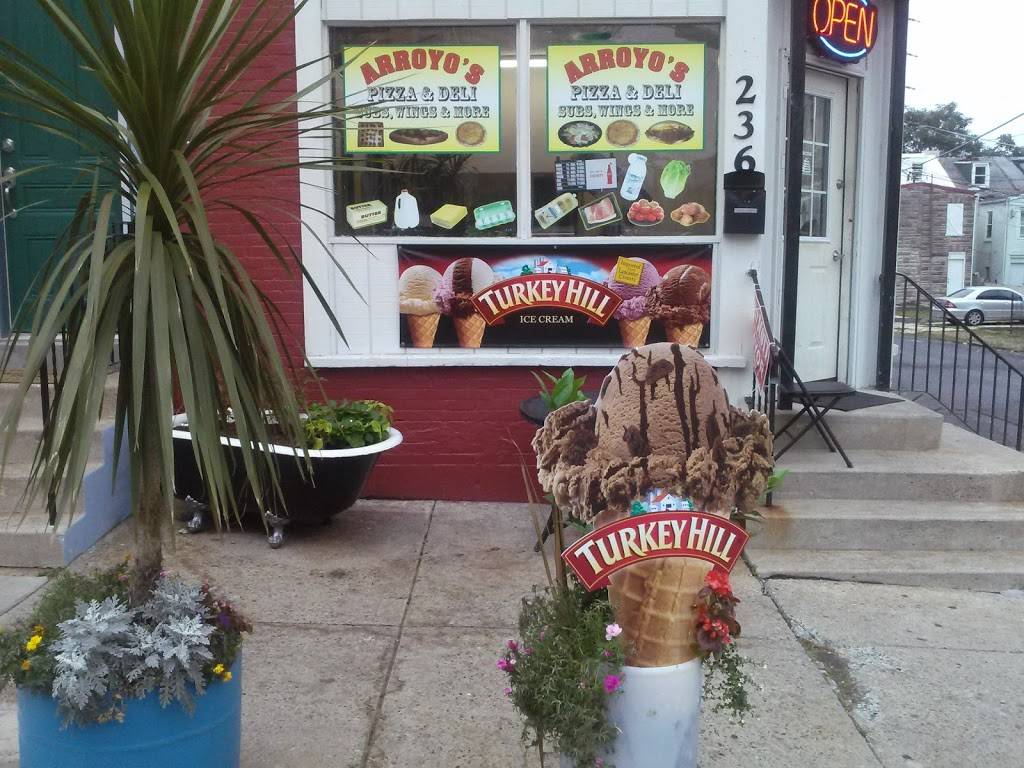 Arroyos Deli Pizza | restaurant | 236 Greenwich Street, Reading, PA 19601, USA | 6109276399 OR +1 610-927-6399