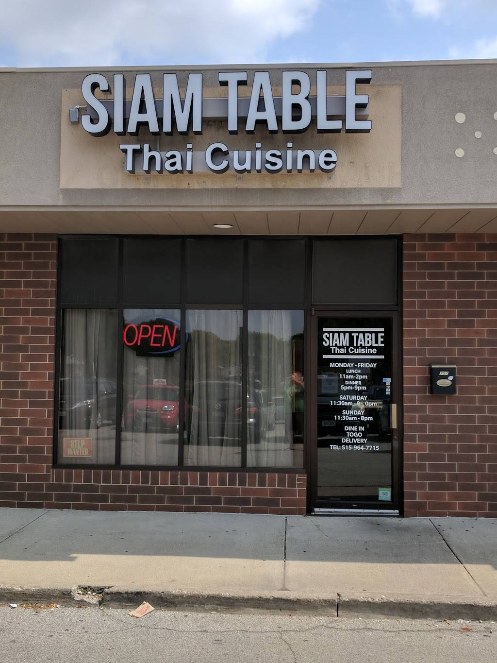 Siam Table | restaurant | 757 N Ankeny Blvd, Ankeny, IA 50023, USA | 5159647715 OR +1 515-964-7715