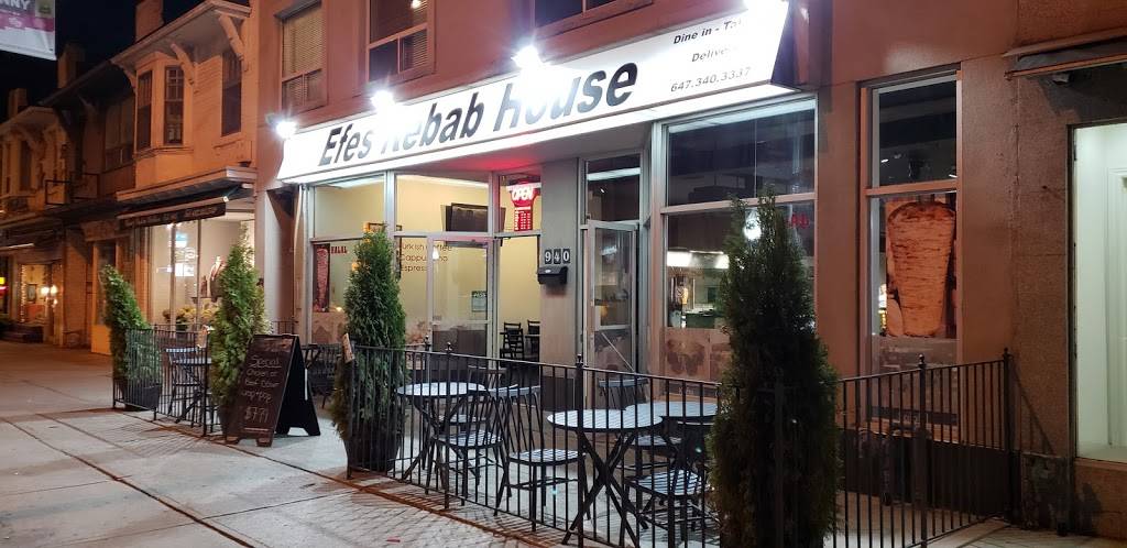 Efes Kebab House | restaurant | 940 Danforth Ave, Toronto, ON M4J 1L9, Canada | 6473403337 OR +1 647-340-3337
