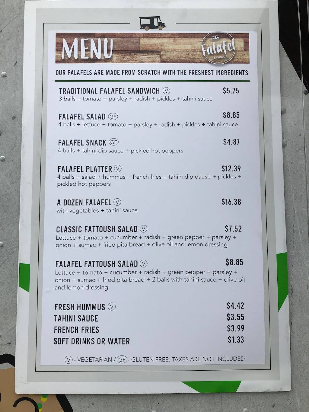 Falafel On Wheels | restaurant | 1649 Montreal Rd, Gloucester, ON K1J 6N6, Canada | 6134156544 OR +1 613-415-6544