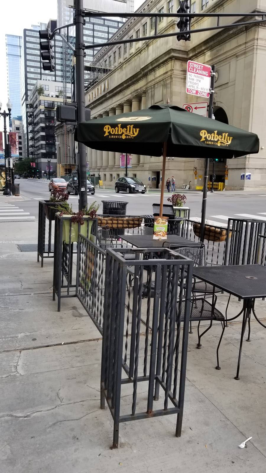 Potbelly Sandwich Shop | restaurant | 547 W Jackson Boulevard #120, Chicago, IL 60661, USA | 3129393045 OR +1 312-939-3045