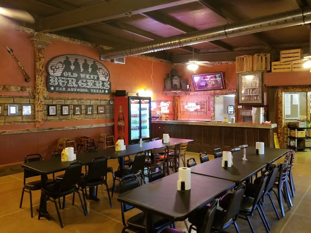 Old West Burgers | restaurant | 3455, 1005 Laswell Ln, Bulverde, TX 78163, USA | 8304380323 OR +1 830-438-0323