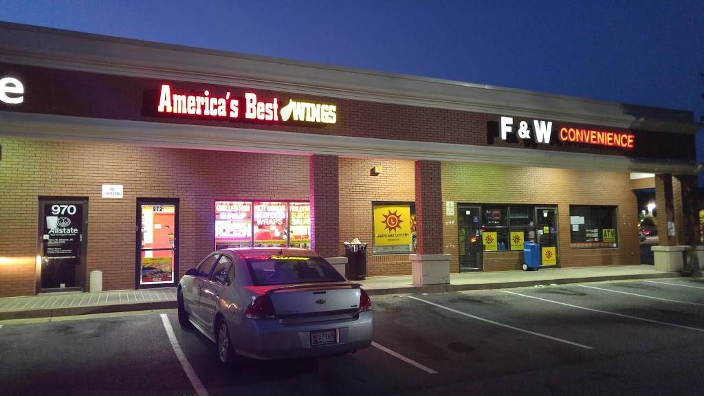 Americas Best Wings | restaurant | 972 Swan Creek Rd E, Fort Washington, MD 20744, USA | 3012929464 OR +1 301-292-9464