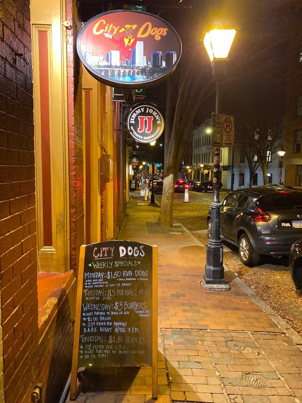 City Dogs | restaurant | 1316 E Cary St, Richmond, VA 23219, USA | 8043433647 OR +1 804-343-3647