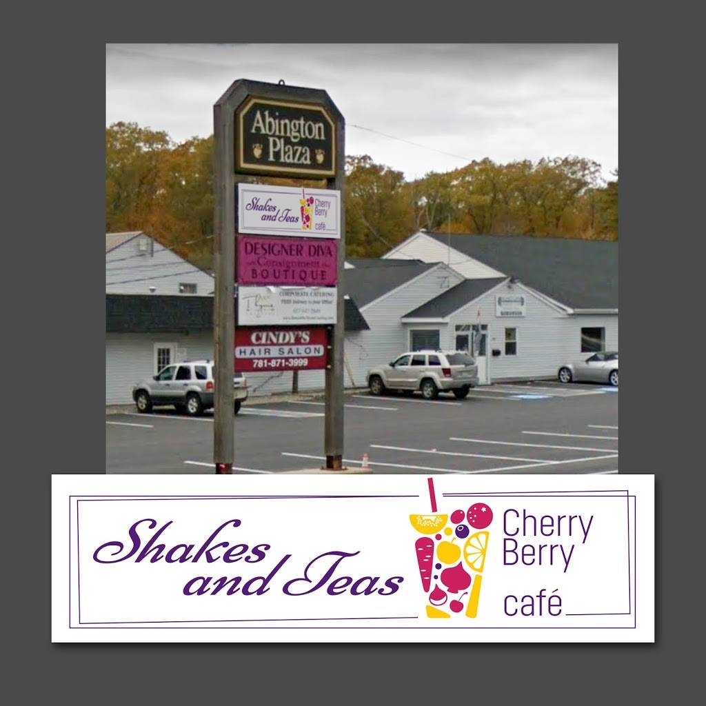 Cherry Berry Shakes and Teas Café | cafe | Main parking entry, 191 Brockton Ave, Abington, MA 02351, USA | 7816163212 OR +1 781-616-3212