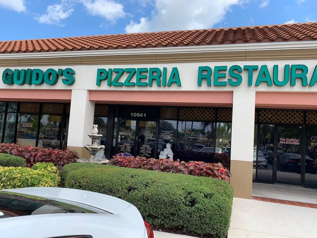 Guidos Pizzeria & Restaurant | restaurant | 10641 Wiles Rd, Coral Springs, FL 33076, USA | 9545755553 OR +1 954-575-5553
