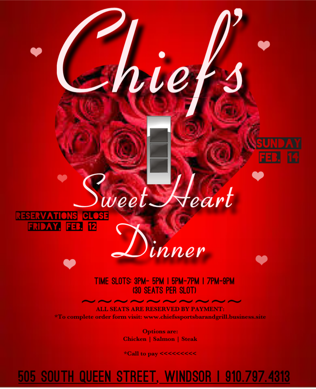 Chiefs Sports Bar and Grill | restaurant | 505 S Queen St, Windsor, NC 27983, USA | 9105837309 OR +1 910-583-7309