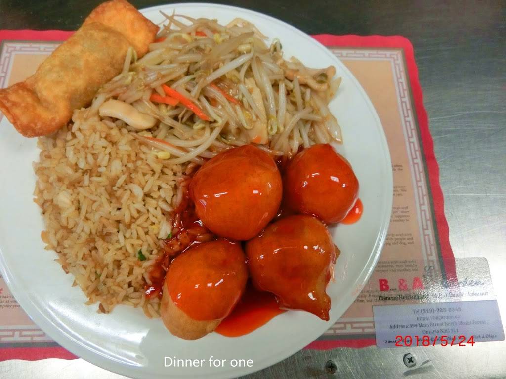 B&A GARDEN | restaurant | 399 Main St N, Mount Forest, ON N0G 2L1, Canada | 5193230343 OR +1 519-323-0343