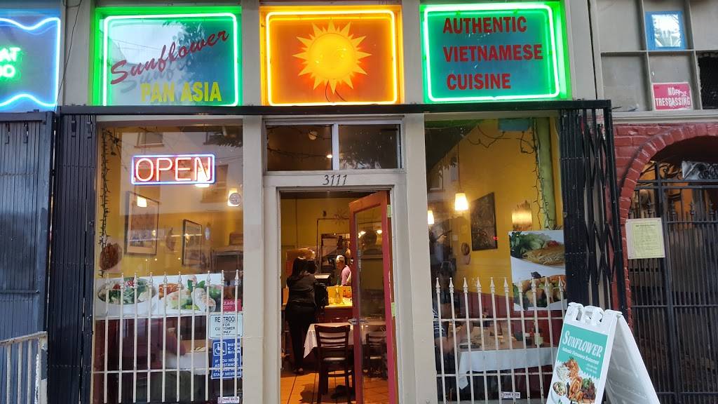Sunflower | restaurant | 3111 16th St, San Francisco, CA 94103, USA | 4156265022 OR +1 415-626-5022