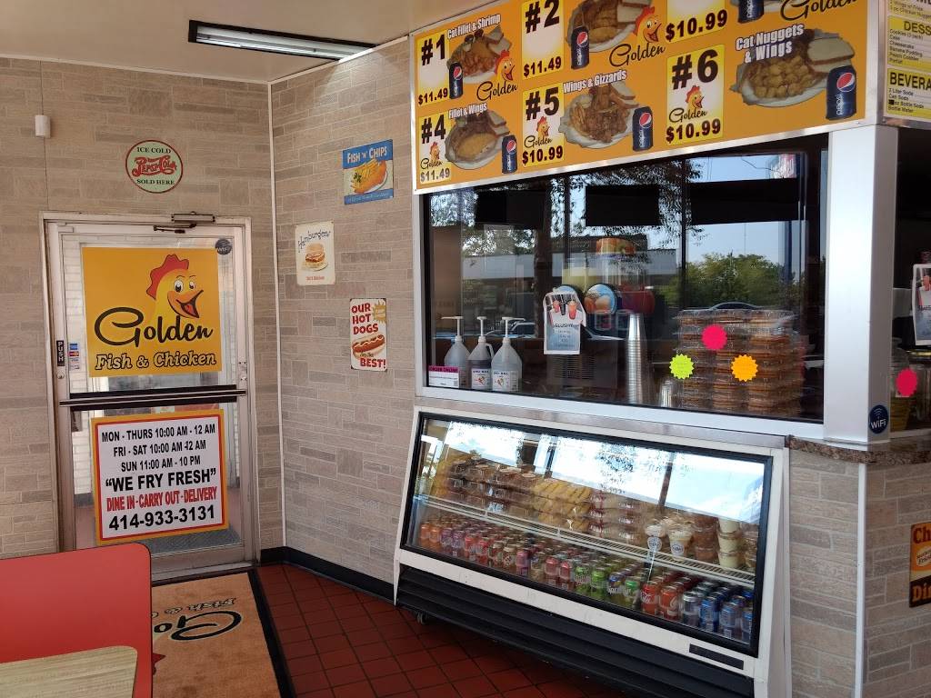Golden Fish & Chicken | meal takeaway | 2532 W Wisconsin Ave, Milwaukee, WI 53233, USA | 4149333131 OR +1 414-933-3131