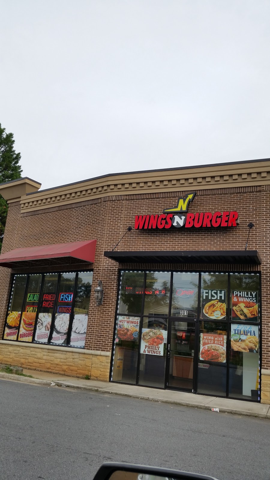 Wings N Burger | restaurant | 2856 Delk Rd #301, Marietta, GA 30067, USA | 7705411960 OR +1 770-541-1960