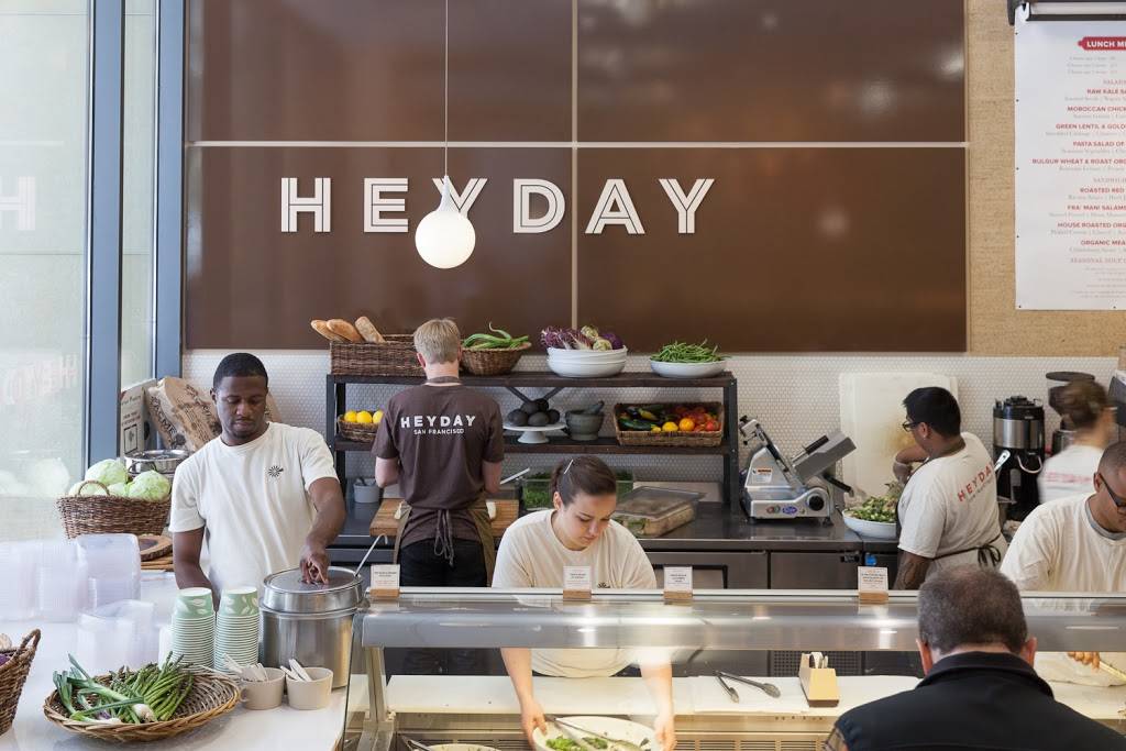 HEYDAY - Organic Cafe, Coffee Bar and Bakery | cafe | 180 Spear St, San Francisco, CA 94105, USA | 4152844515 OR +1 415-284-4515