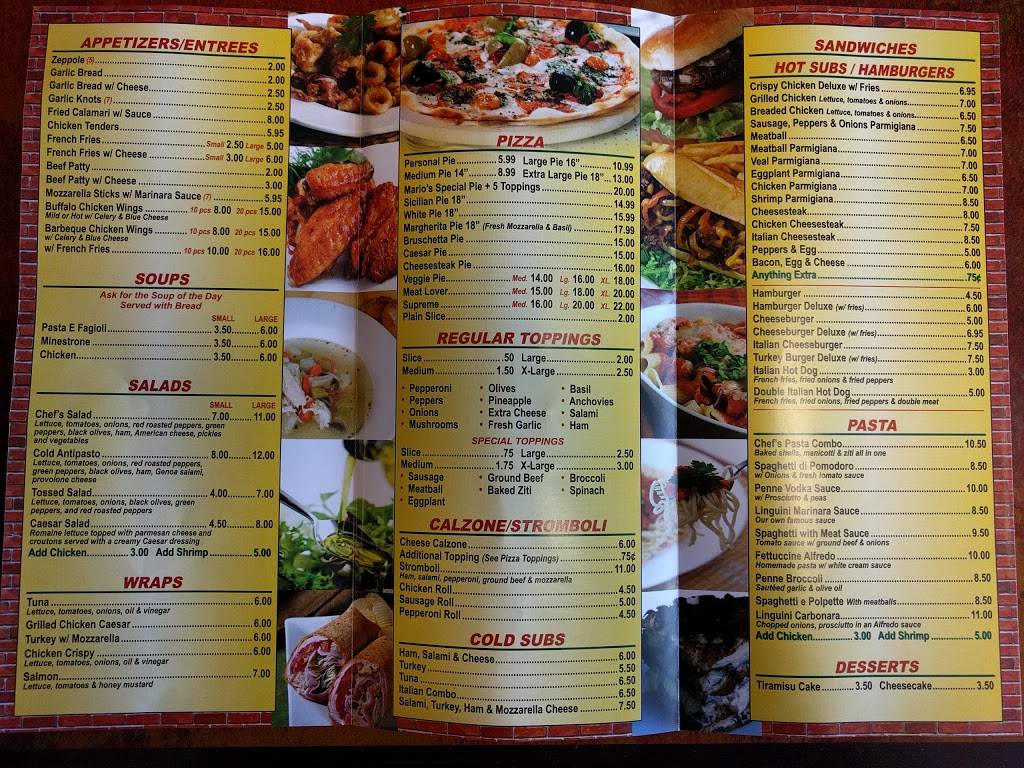 Mario’s pizza | restaurant | 1413 McCarter Hwy, Newark, NJ 07104, USA | 9734972031 OR +1 973-497-2031