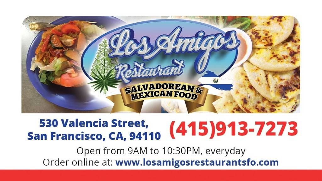 Los amigos restaurant | restaurant | 530 Valencia St, San Francisco, CA 94110, USA | 4159137273 OR +1 415-913-7273