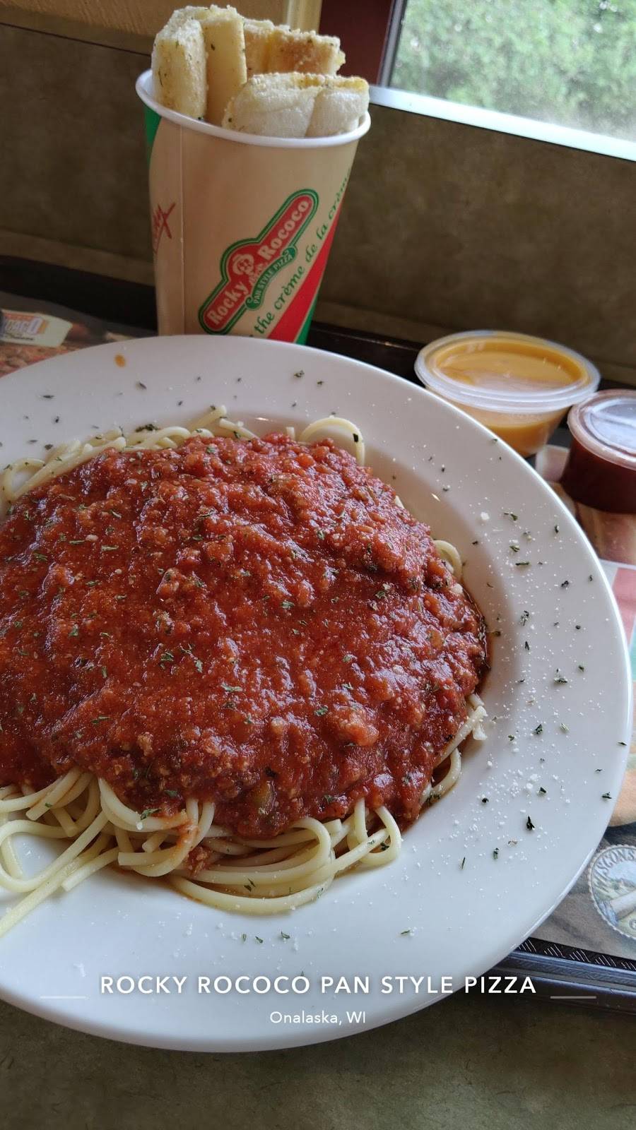 Rocky Rococo Pan Style Pizza | restaurant | 1239 Crossing Meadows Dr, Onalaska, WI 54650, USA | 6087830300 OR +1 608-783-0300
