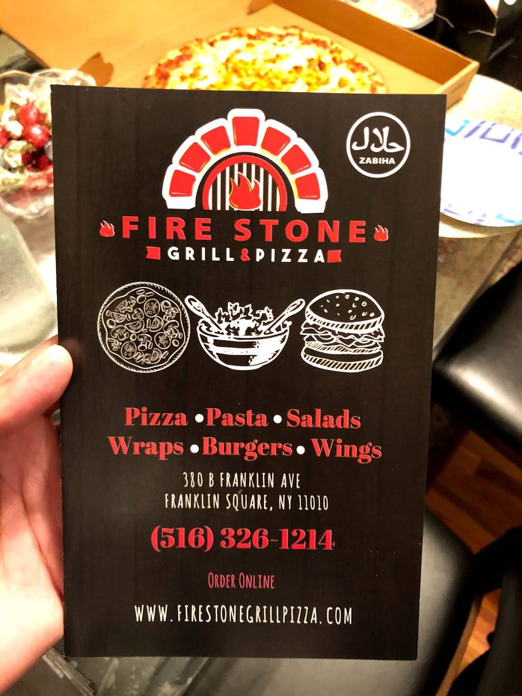 Fire Stone Grill and Pizza | restaurant | 380 B Franklin Ave, Franklin Square, NY 11010, USA | 5163261214 OR +1 516-326-1214